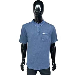 Camisa de Golf de Manga Corta para Hombre, Diseño Personalizado de Verano, Alta Calidad, Antiarrugas, 100% Algodón, Color Sólido, para Deportes - Product Image 3