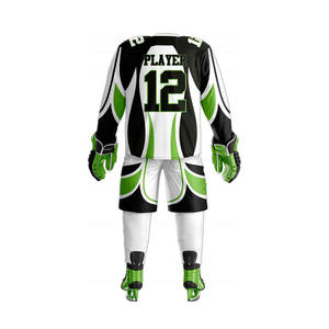 Uniforme de hockey sur glace de coupe régulière fabriqué en matériau de haute qualité dernière arrivée uniforme de hockey sur glace à des prix bon marché - Product Image 3