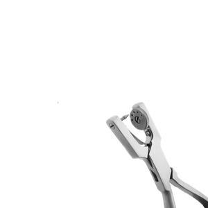 Pince à perforer pour digue en caoutchouc, instruments dentaires, forceps à perforer, manuel, certifié CE Classe I, acier inoxydable de haute qualité, poignée ergonomique - Product Image 2