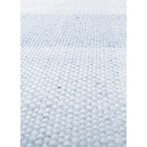 Alfombra Rectangular Azul Grande de Poliéster con Tejido Plano, Modelo Clásico Pdpl-47, Hecha a Mano, para Sala de Estar, Pasillo, Marca Indusbar - Product Image 3