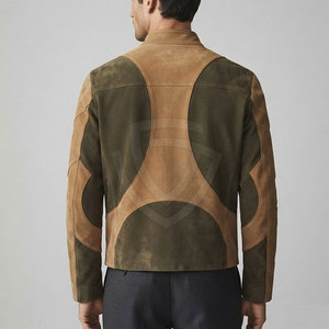 Men Casual <b>Suede</b> <b>Leather</b> <b>Jacket</b> Made From Premium Genuine <b>Suede</b> Featuring Durable Stitching Functional Pockets - Product Image 4