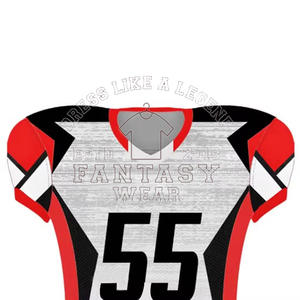 ชุดอเมริกันฟุตบอลคุณภาพสูง FANTASY WEAR ผลิตจากโพลีเอสเตอร์ 100% ผ้าทนทาน สวมใส่สบาย พร้อมกราฟิกทีมแบบกำหนดเอง ได้รับการรับรองมาตรฐาน CE - Product Image 4