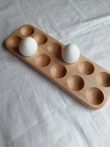 SOPORTE DE HUEVOS DE MADERA DE ALTA CALIDAD BOOST PARA COCINA DE GRANJA y Uso en el mercado Utensilios de cocina Bandeja de huevos para Keed Egg Safe - Product Image 4