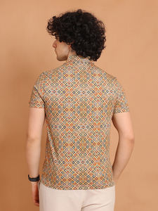 Venta al por mayor de camisetas polo 100% algodón personalizadas para hombre impresión digital de manga corta transpirable de punto sólido técnicas de teñido liso - Product Image 6