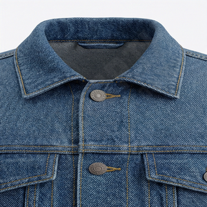 แจ็คเก็ตยีนส์สไตล์เรโทรวินเทจ คุณภาพสูง ผ้าฝ้าย 100% เสื้อผ้าลำลองสำหรับผู้ชายและผู้หญิง สตรีทแวร์ รับสั่งทำพิเศษ - Product Image 4