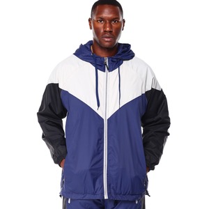 Men's Color Blocking <b>Tracksuit</b> Full Sleeve Hooded Zipper Closure Sporty Style Regular Fit Polyester Spring Wear Side Pockets - Product Image 5