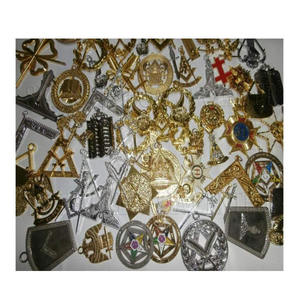 Épinglettes maçonniques Badge Mason Franc-maçon Or Argent Badge Ordre de la Croix Rouge Taille 6.3cm Souvenirs exquis pour Banquet - Product Image 3