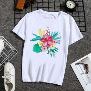 Slim Fit T Shirt Cropped Ladies WhiteTee Tshirt <b>Tops</b> Hip Hop Women Crop <b>Top</b> Custom Print Plain Summer Cotton From Bangladesh - Product Image 4