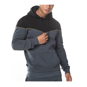 Sudaderas con Capucha Deportivas para Hombre, Bordado Sólido con Logotipo Personalizado, 100% Algodón, Sudaderas Holgadas de Alta Calidad para Gimnasio y Atletismo - Product Image 2