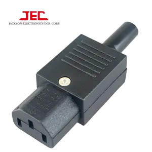 JEC Taiwan Re-wirable C13 AC Plugs