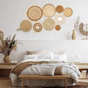 Tapis de méditation en jute tissé à la main rectangulaire tressé intérieur extérieur assis tapis de prière réversible tapis d'appoint de ferme - Product Image 4