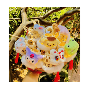 โคมไฟไม้ไผ่สานแบบทำมือสไตล์กลางฤดูใบไม้ร่วงโคมไฟงานเทศกาลโคมไฟเท็ดดี้เรืองแสงไม้ไผ่แบบพกพา - Product Image 5