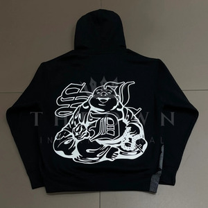 Sudaderas Personalizadas de Invierno para Hombre, Color Sólido, Impresión 3D, Bordado, Talla Grande, 100% Algodón, Estilo Pullover, Impresión Digital - Product Image 5