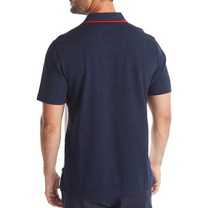100% algodón orgánico personalizado para hombres para Polo de alta calidad verano suave Piqué transpirable ropa Casual logotipo bordado de punto - Product Image 3
