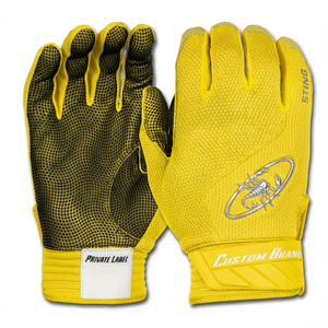 ถุงมือตีเบสบอลซอฟต์บอล ราคาขายส่ง OEM หนังนิ่มด้านนอก ป้องกันการกระแทก ปลอดภัย ออกแบบสีโลโก้ได้ตามต้องการ - Product Image 5