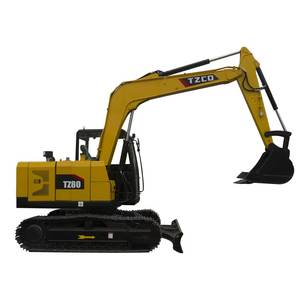 Mini-excavatrice hydraulique <span class=keywords><strong>TZ80</strong></span> |   Chenilles en caoutchouc |   Économique en carburant |   Fonctionnement et entretien faciles - Product Image 1