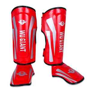 Venta caliente logotipo personalizado Kick Boxing Shin Instep Guard Muay Thai Shin Guard equipo de protección de piernas - Product Image 5