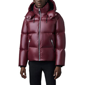 Vêtements d'hiver de qualité supérieure, nouvelle mode, vente en gros, veste chaude pour hommes, manteau rembourré, veste à capuche, veste matelassée réversible - Product Image 1