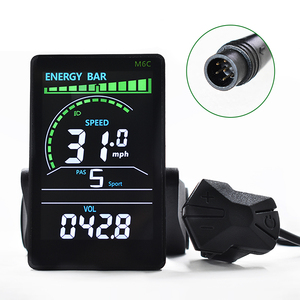 24/36/48/60V Xe đạp điện máy tính không thấm nước xe đạp Đo Dặm Đồng hồ đo tốc độ đồng hồ bấm giờ điện tử đi xe đạp Phụ kiện cho - Product Image 1