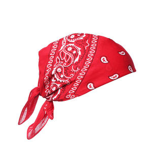 Nouveau bandana carré en satin de soie long et tendance de l'usine directe, logo imprimé personnalisé, 100% coton chiffon, bandana de voyage - Product Image 3