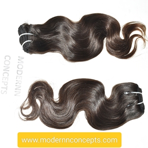 100% cutícula virgen cruda alineada sin procesar proveedor de paquetes naturales Bodywave Temple extensiones de cabello humano vietnamita - Product Image 6