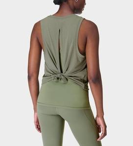 Camiseta sin mangas transpirable de talla grande para mujer, ropa deportiva sin mangas, ropa de verano de talla grande, camiseta sin mangas para entrenar para mujer, novedad de 2025 - Product Image 5