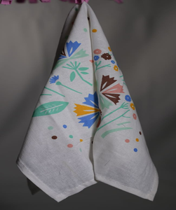 Toalla de té de secado rápido de 100% algodón ecológica con diseño Floral impreso personalizado, lavable, reutilizable para uso doméstico en la cocina - Product Image 6