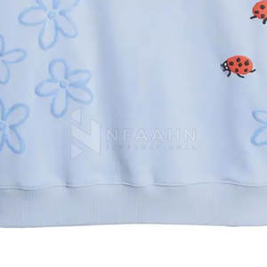 เสื้อสเวตเตอร์ผ้าฝ้ายผสมสีล้วนสำหรับผู้ชายเสื้อแนวสตรีทผ้าแห้งเร็วระบายอากาศได้ดี - Product Image 5