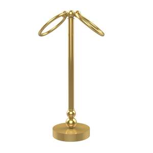 Porte-serviettes en laiton vintage, support de salle de bain d'hôtel, métal vieilli, charme, construction robuste, durable, attrayant, décoration intérieure classique, accent - Product Image 3