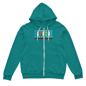 Sweat à capuche polaire léger d'hiver à fermeture éclair pour hommes 100% coton surdimensionné respirant écologique Logo avant personnalisé Service OEM - Product Image 6