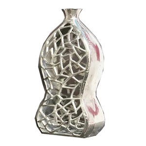 Fleur américaine antique décorative de luxe moderne en aluminium nickelé et plaqué or, finition brillante, pour la maison et les mariages, en promotion - Product Image 2