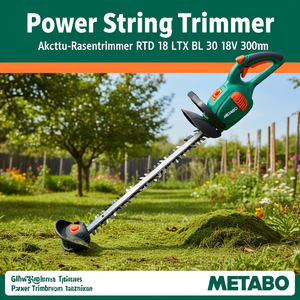 Power String Trimmer Akku-Rasentrimmer RTD 18 LTX BL 30 18V 300mm METABO - Product Image 3