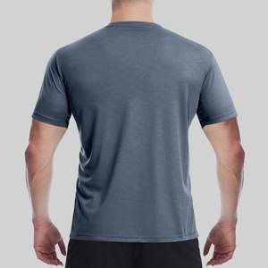 Camisetas Unisex de Media Manga Estilo Hip Hop, Tejido Jersey Fino, Poliéster/Algodón, Transpirables, de Secado Rápido, Lisas, al por Mayor - Product Image 4