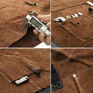 Grembiule da giardino senza maniche in pelle sintetica per la protezione dei lavoratori - Product Image 6