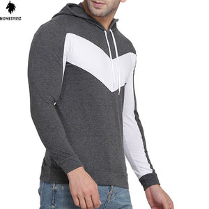 เสื้อฮู้ดแบบสวมหัวสำหรับผู้ชายเสื้อกันหนาวผ้าฝ้ายโพลีเอสเตอร์ผ้าเทอร์100% สีพื้นลำลองออกแบบได้ตามต้องการสำหรับฤดูหนาว - Product Image 2