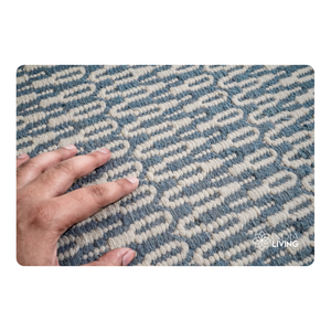 พรมขนสัตว์ทอมือ2400 GSM พรมนุ่มความหนาแน่นสูงสำหรับตกแต่งพื้นห้องนั่งเล่นหรือห้องนอนจำนวนมากเพื่อการส่งออกขายส่ง - Product Image 4
