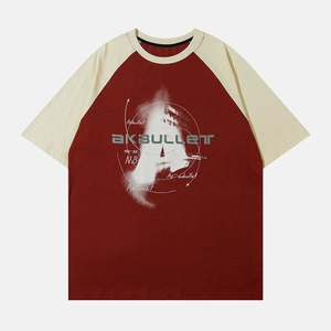 T-shirt à épaules tombantes bicolores de qualité supérieure pour homme T-shirt 100% coton de haute qualité pour homme - Product Image 6