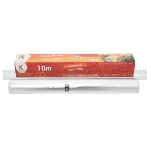 Hot Koop Keuken Aluminiumfolie Inpakpapier Voor Voedsel Vietnam Aluminiumfolie Roll Voedsel Aluminiumfolie 30Cm Goedkoopste Prijs in Bulk