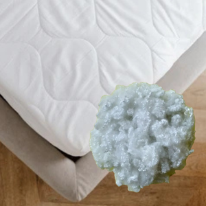 100% fibre de polyester conjuguée creuse tridimensionnelle de qualité recyclée ignifugée siliconée pour le remplissage de la farce - Product Image 1