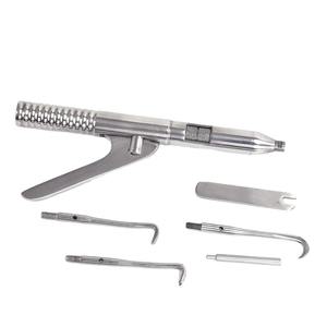 เครื่องมือถอดครอบฟันแบบใช้มือ 3 หัวจับ สแตนเลส ใช้ซ้ำได้ คีม ปากคีบ เครื่องมือผ่าตัดทางทันตกรรม - Product Image 2