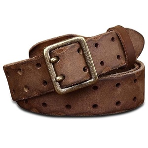 Cinturón de cuero genuino Vintage clásico para mujer, faldas con hebilla elegante ajustable, pantalones vaqueros, longitud personalizada, café de alta calidad, se adapta a la cintura - Product Image 5