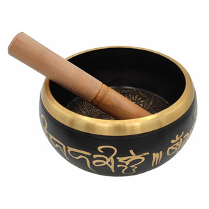 Fabricant de bol chantant en laiton fait à la main religieux antique de qualité supérieure nouveau bol chantant tibétain de conception pour la méditation et la guérison - Product Image 6