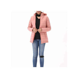 Nouvelle veste matelassée pour femme en tricot respirant sur mesure avec capuche, parka d'hiver rembourrée de coton - Product Image 1