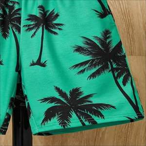 Streetwear d'été 100% coton pour hommes, ensemble t-shirt short deux pièces en tissu respirant avec impression personnalisée, nouvel arrivage - Product Image 5