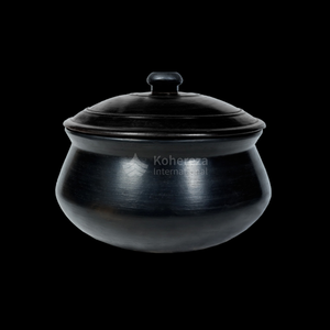 Handcrafted Terracotta Sabji Handi | Eco-Friendly, Toxin-Free Clay <strong>Pot</strong> for Healthy Cooking (Red &amp; Black) - Product Image 5