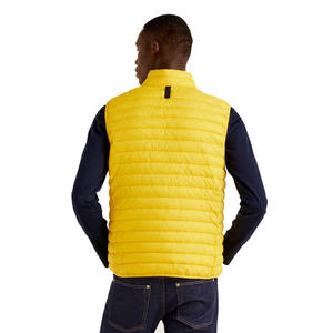 2023 hiver arrivée unisexe sans manches bouffantes Gilets jaune matelassé rembourré toile tissu dernière Sportar vente internationale - Product Image 2