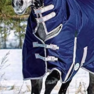 Mantas para Caballos de Malla con Diseño Personalizado, Recién Llegadas, a Bajo Precio, Impermeables para Invierno, Secado Rápido, 100% Poliéster - Product Image 2
