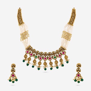 Antique <b>Ruby</b> <b>Necklace</b> for Wedding Occasions 181026 - Product Image 1