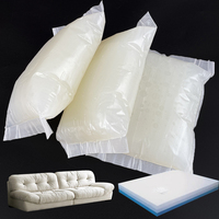 Blocs d'adhésif thermofusible blanc haute adhérence, non toxique, inodore, colle PSA pour le collage de matelas, d'éponges et de meubles souples