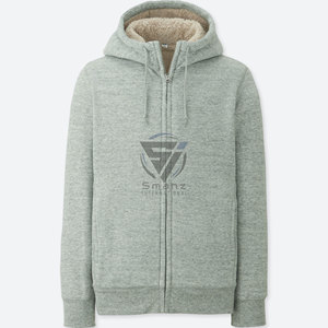 Sudadera con capucha para hombre, personalizada, 100% algodón, de invierno, de alto gramaje, oversize, con hombros caídos, lavado ácido, estilo vintage, con cremallera completa y transpirable - Product Image 2